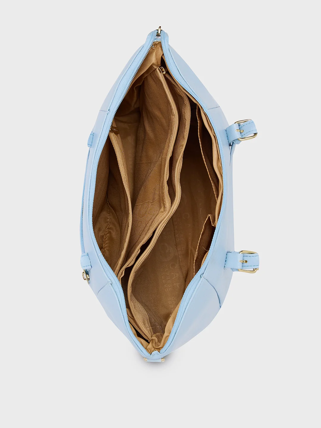 Caprese Opium Medium Blue Satchel Bag - Image 11