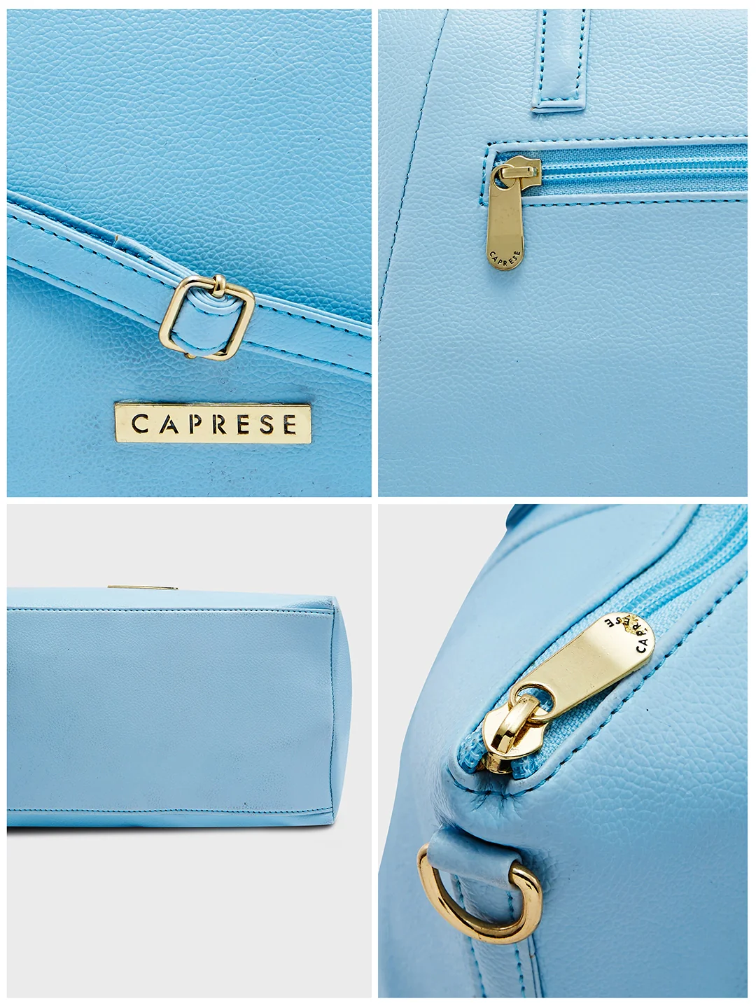 Caprese Opium Medium Blue Satchel Bag - Image 13