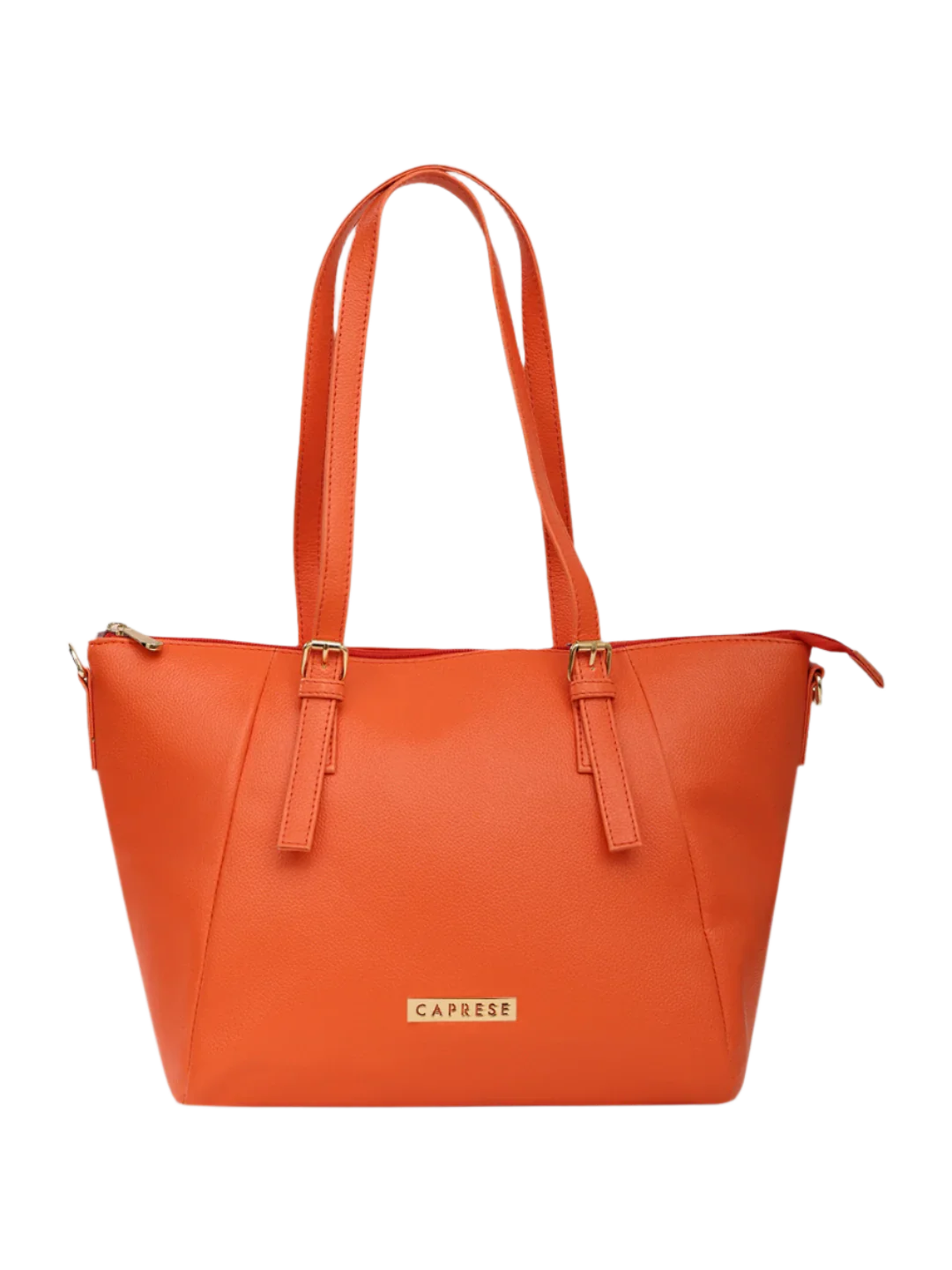 Caprese Opium Medium Coral Satchel Bag