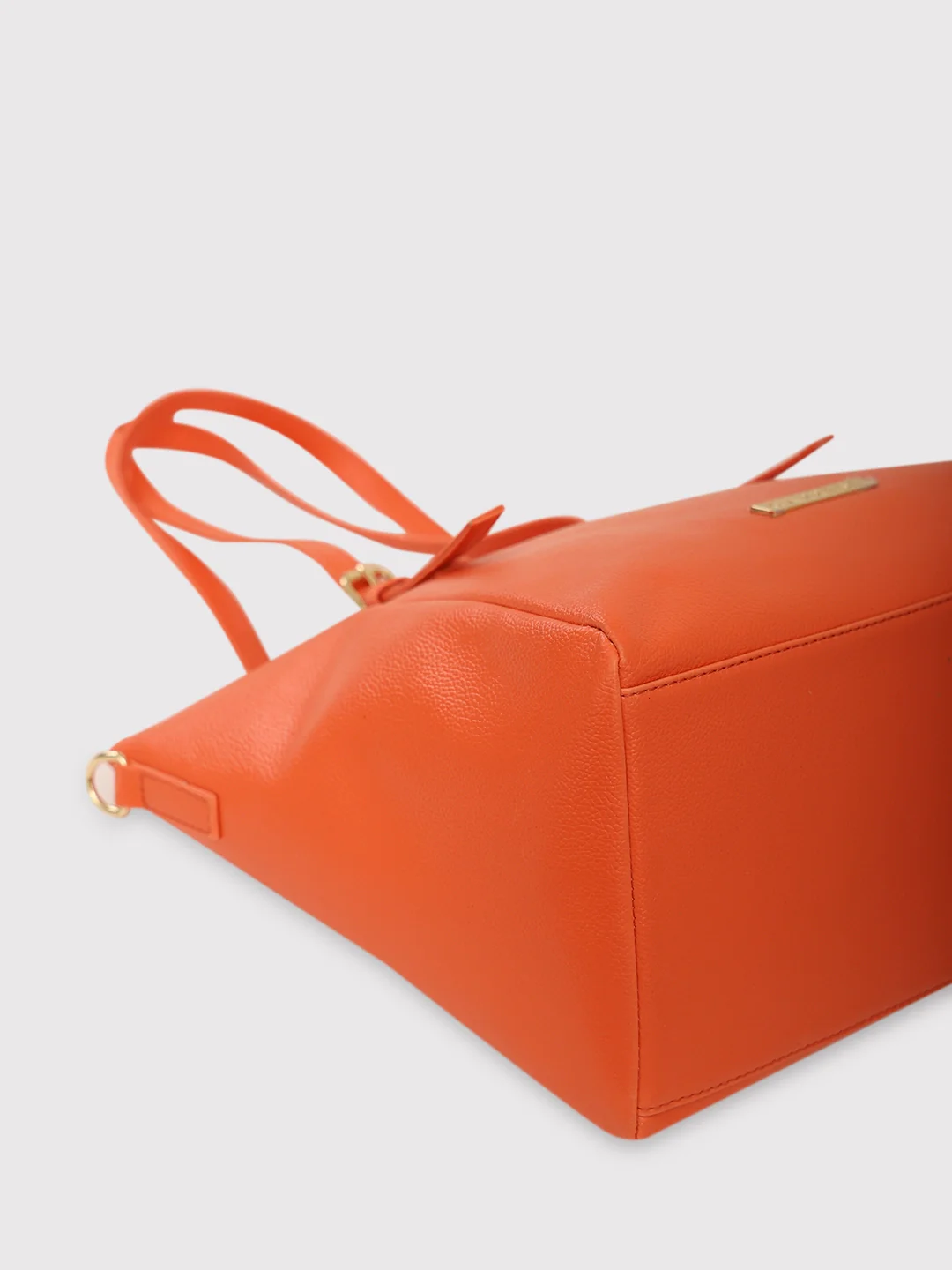 Caprese Opium Medium Coral Satchel Bag - Image 9