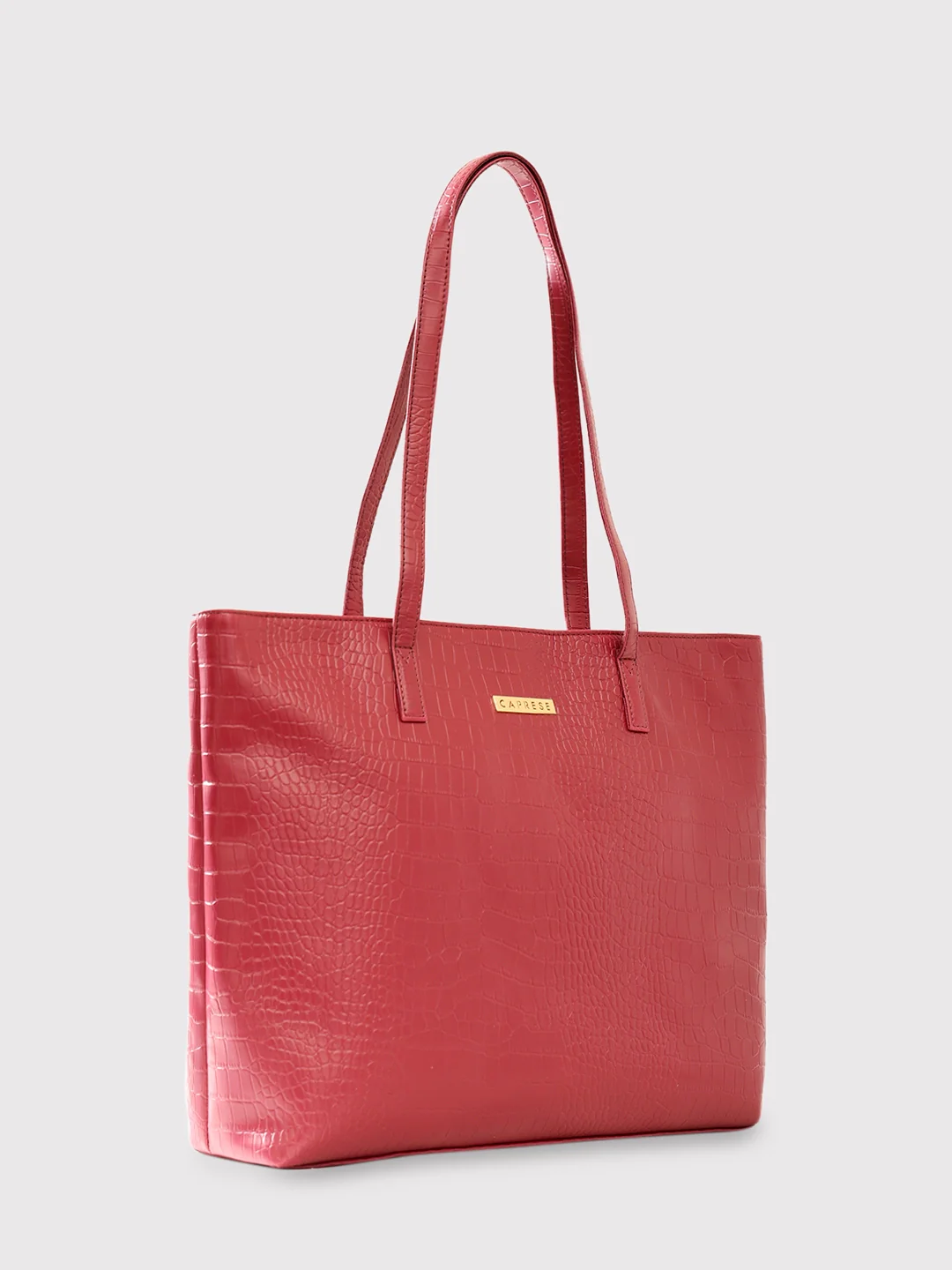 Caprese Oprah Large Maroon Tote Bag - Image 5