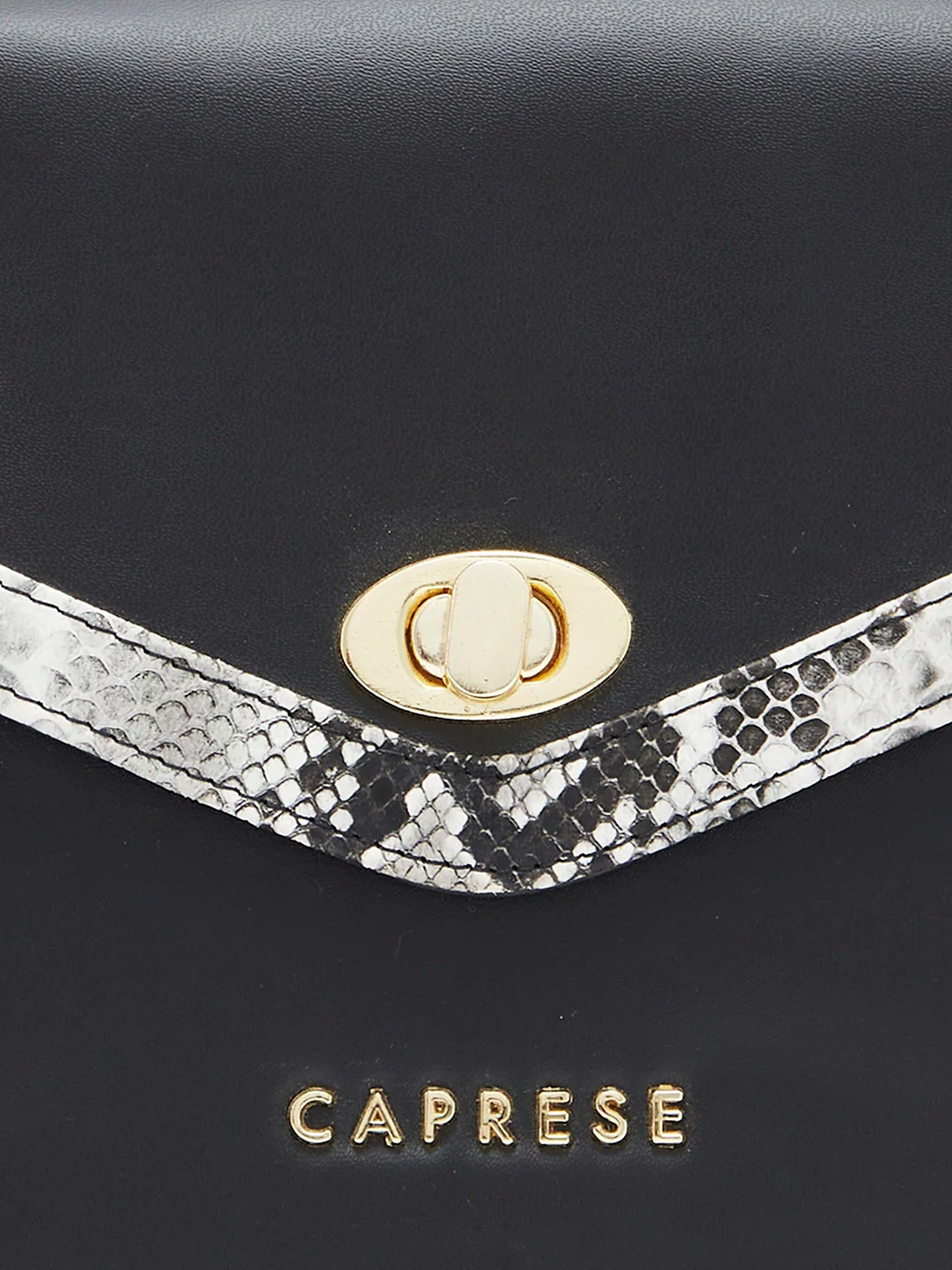 Caprese Oriana Small Black Sling Bag - Image 10
