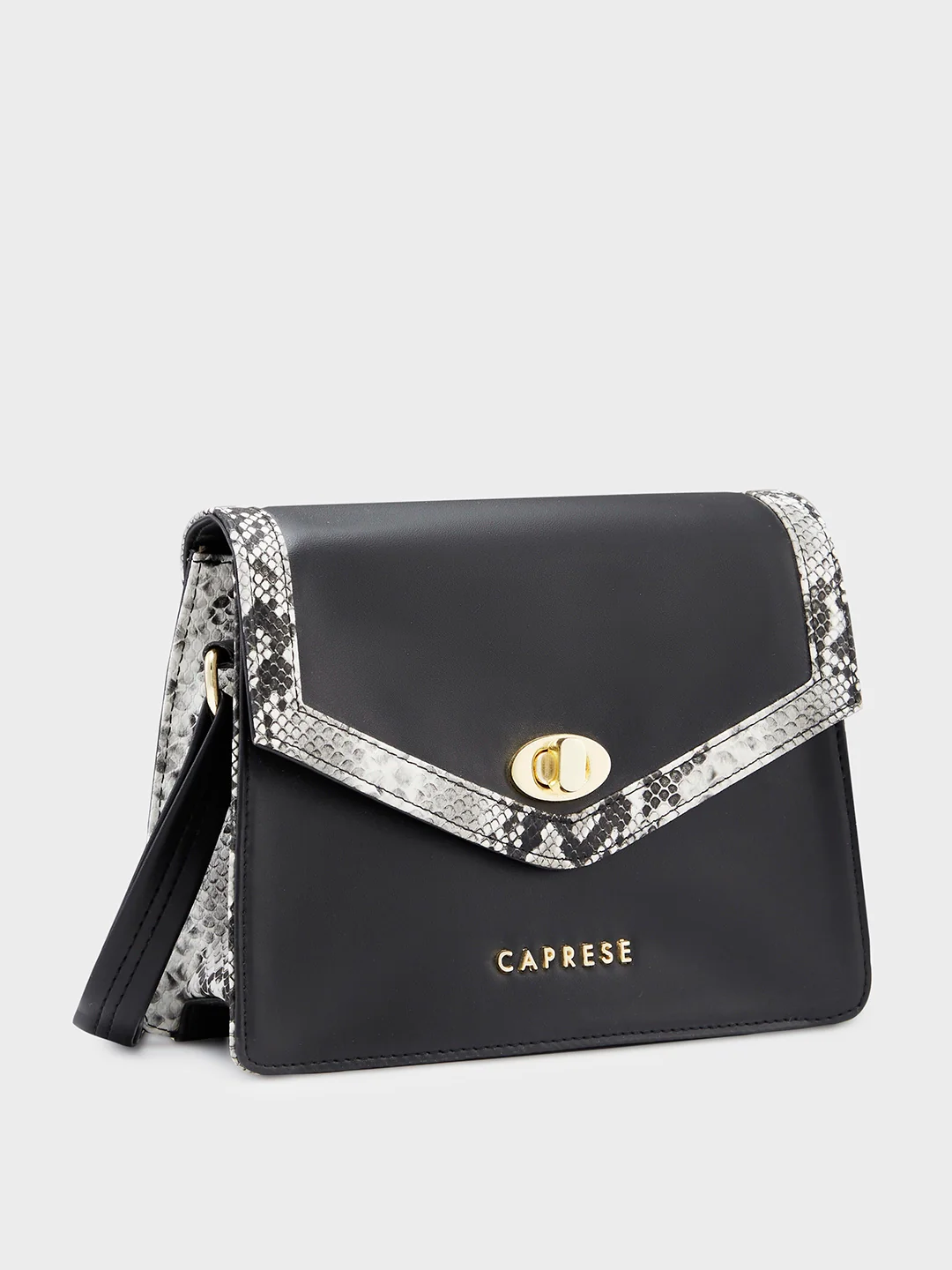 Caprese Oriana Small Black Sling Bag - Image 4