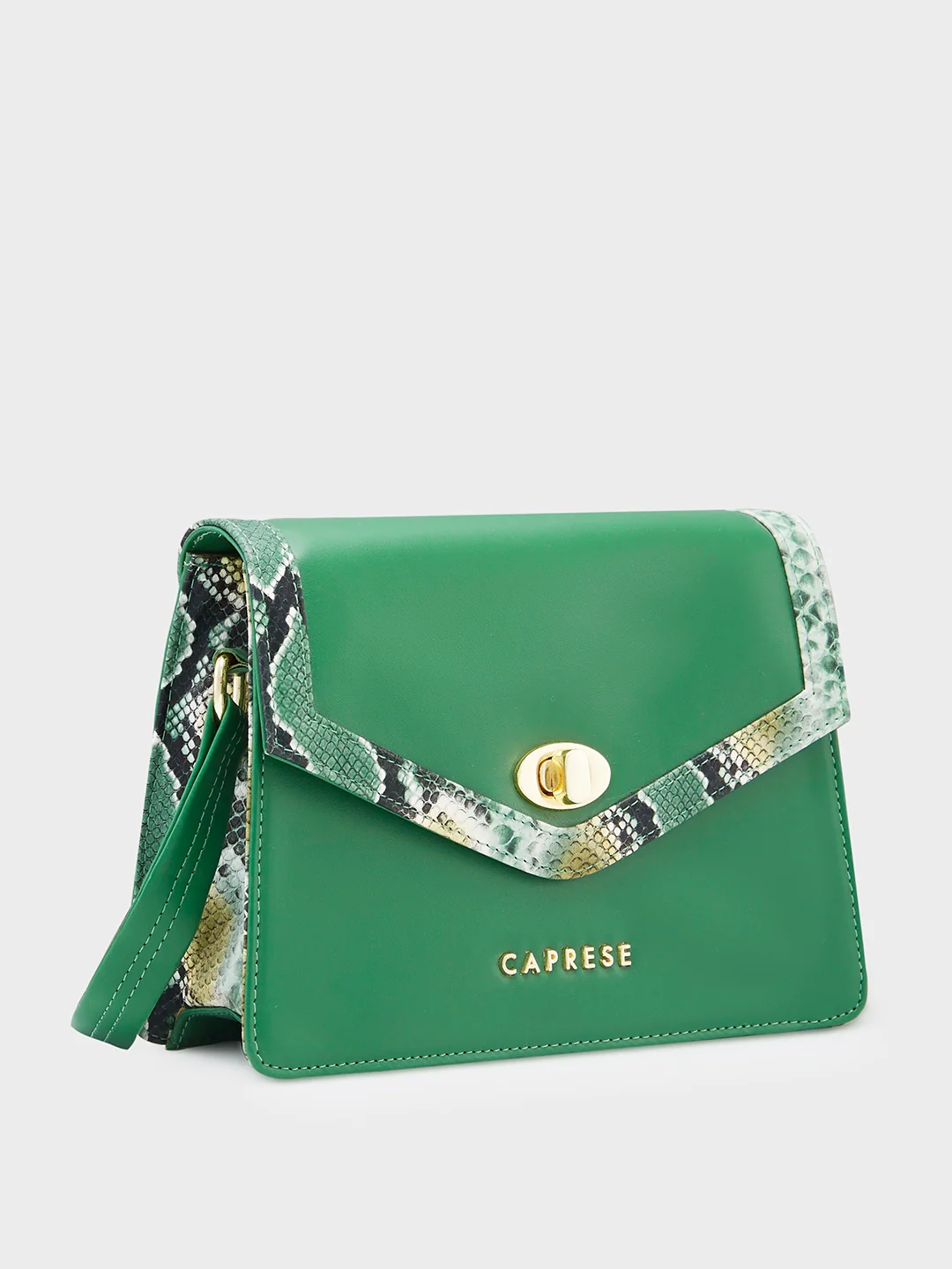 Caprese Oriana Small Dark Green Sling Bag - Image 4