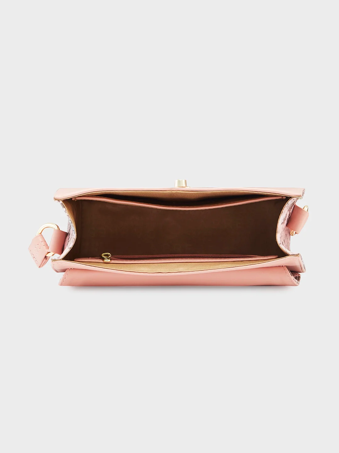 Caprese Oriana Small Light Pink Sling Bag - Image 9