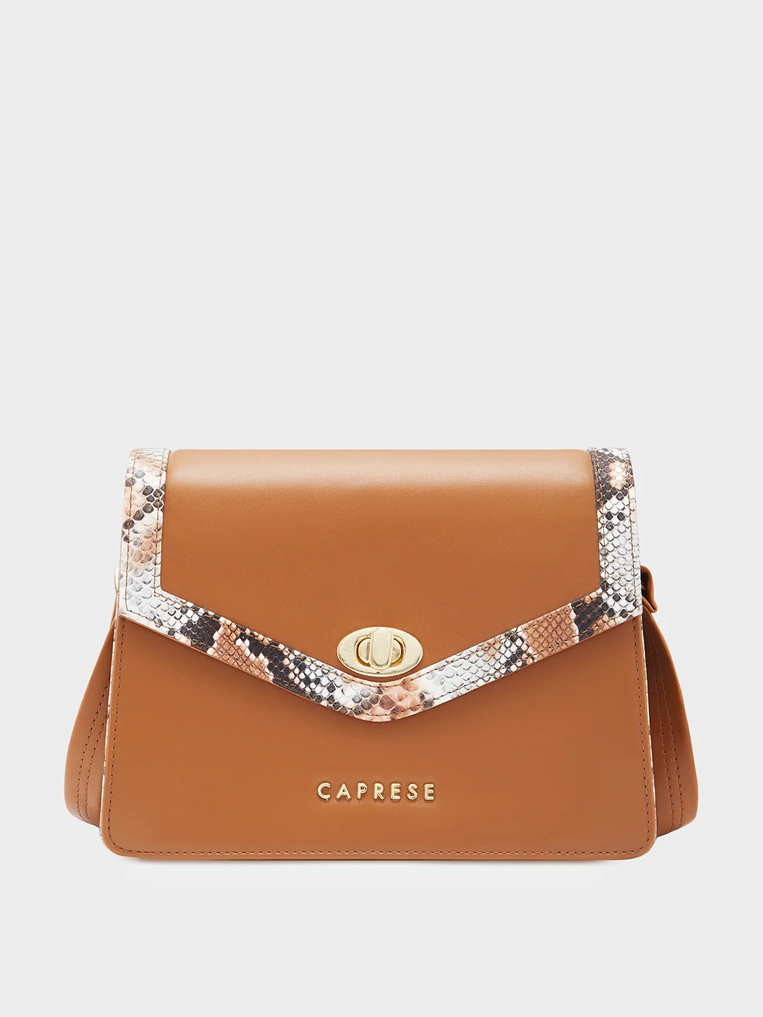 Caprese Oriana Small Tan Sling Bag