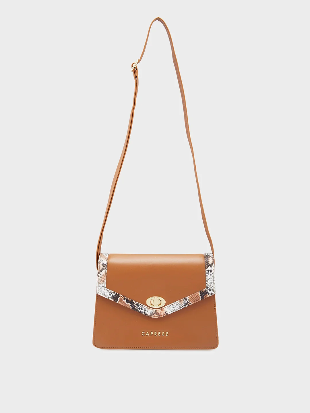 Caprese Oriana Small Tan Sling Bag - Image 13