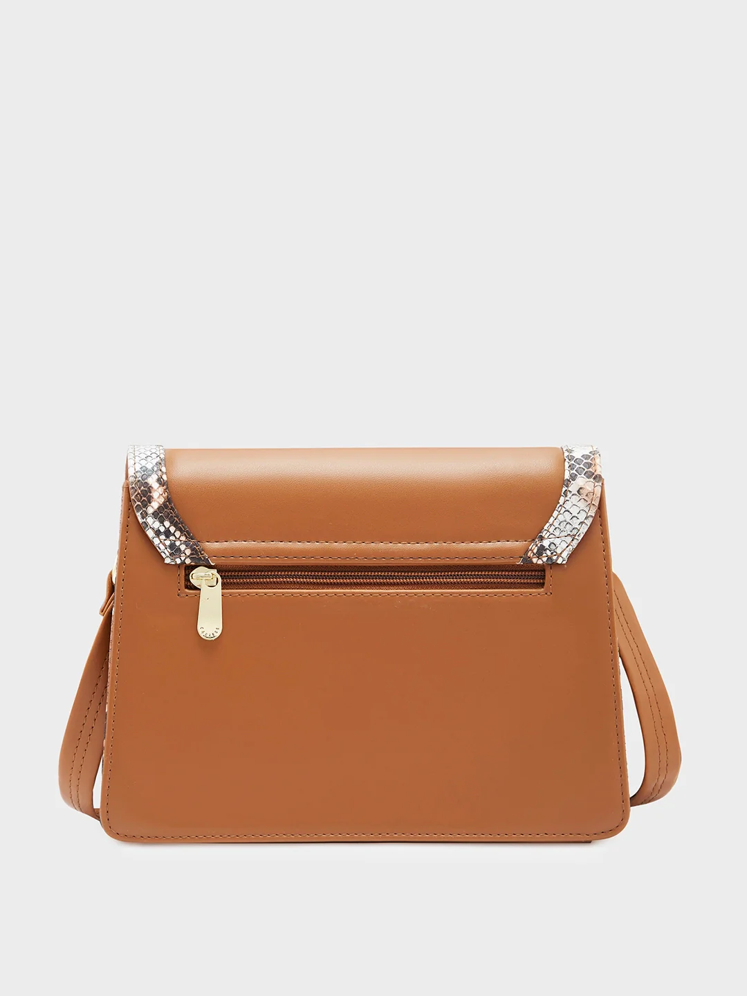 Caprese Oriana Small Tan Sling Bag - Image 3