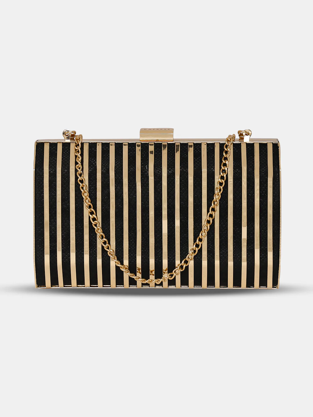 Caprese Party Carly Small Black Clutch - Image 9