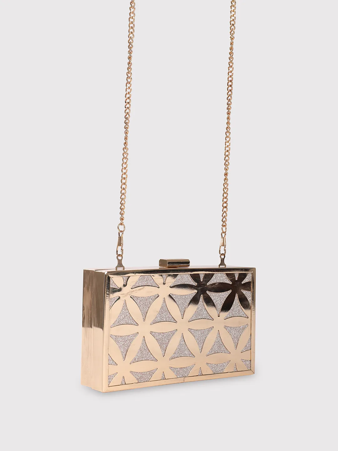 Caprese Party Junie Small Gold Clutch - Image 5