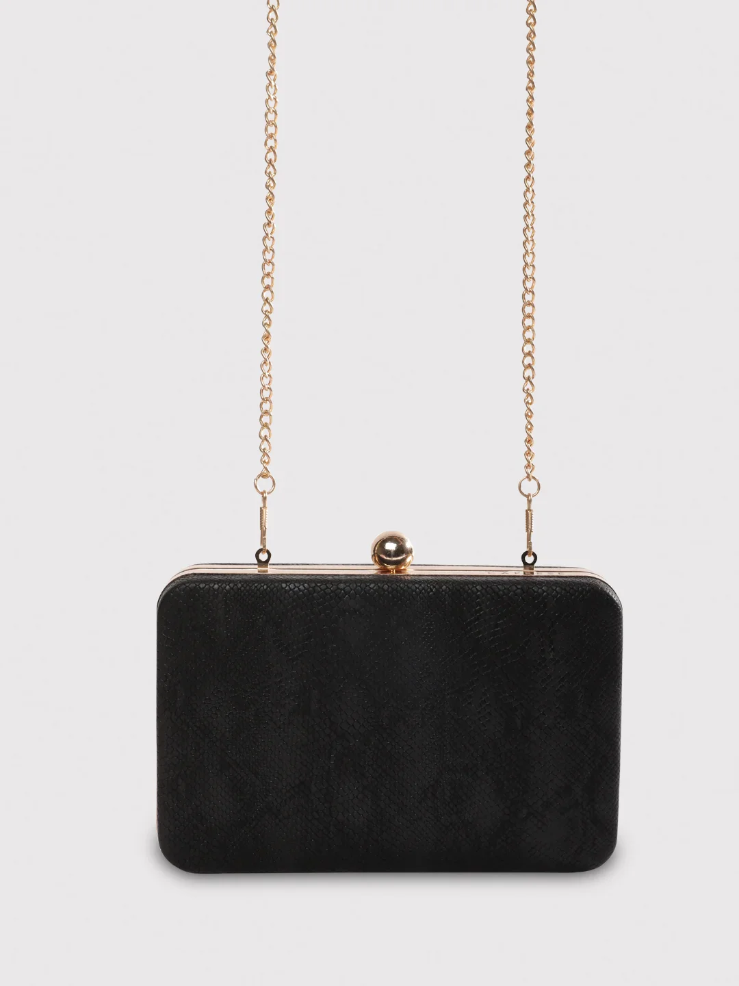 Caprese Party Lillie Medium Black Clutch - Image 9