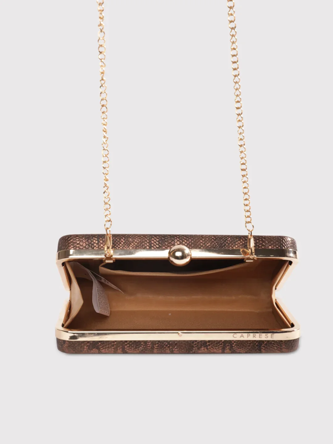 Caprese Party Lillie Medium Copper Clutch - Image 10