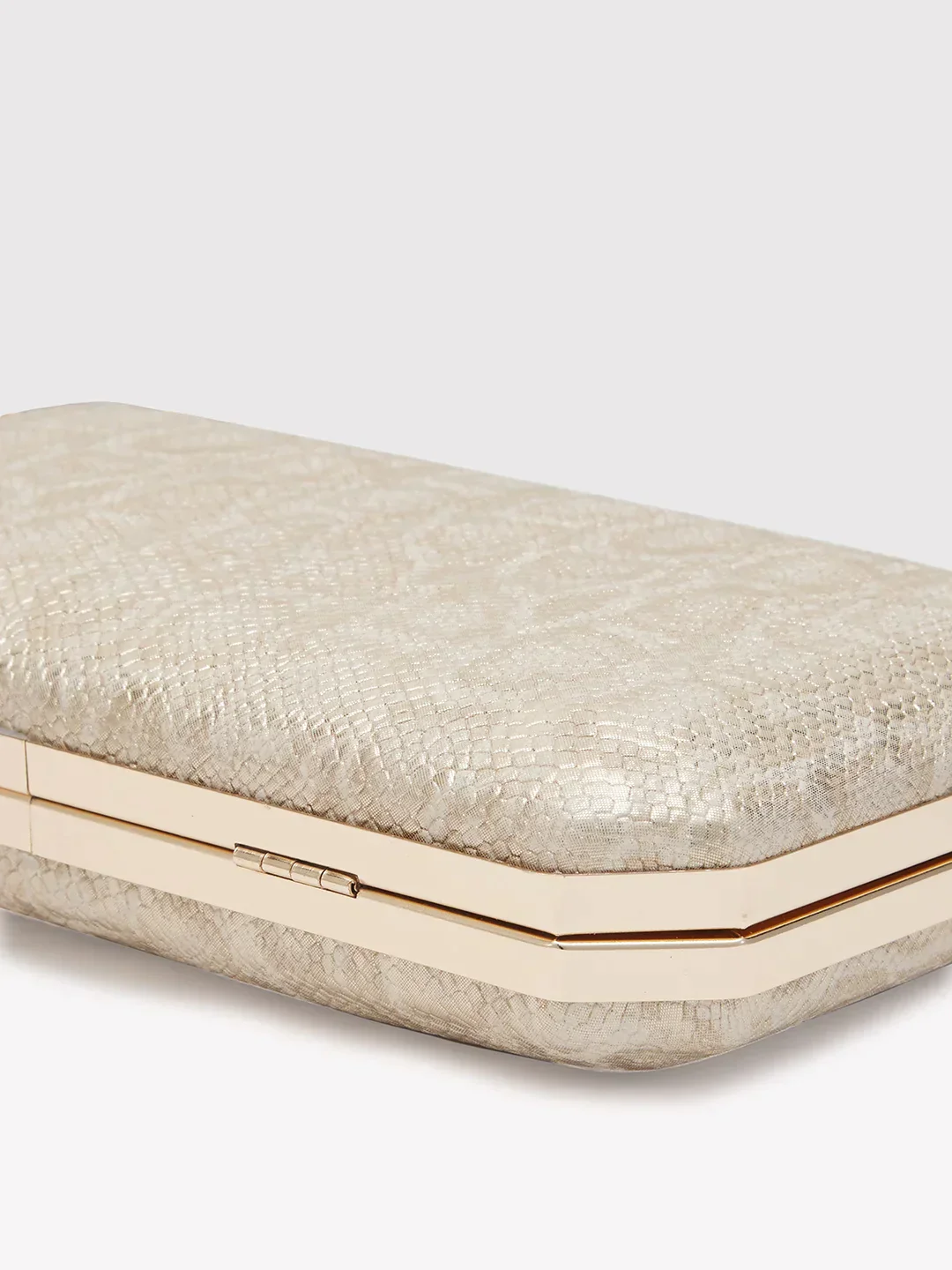 Caprese Party Merle Medium Beige Clutch - Image 6