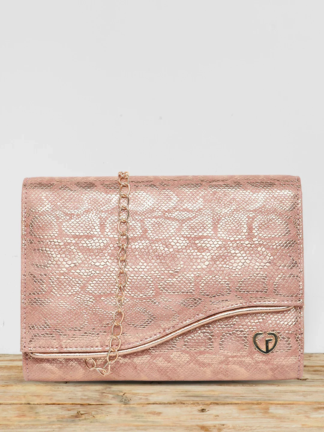Caprese Party Merle Medium Blush Clutch