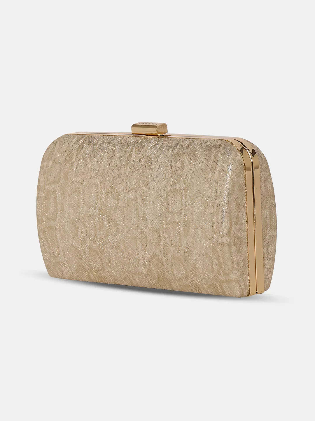 Caprese Party Teirra Medium Beige Clutch - Image 5