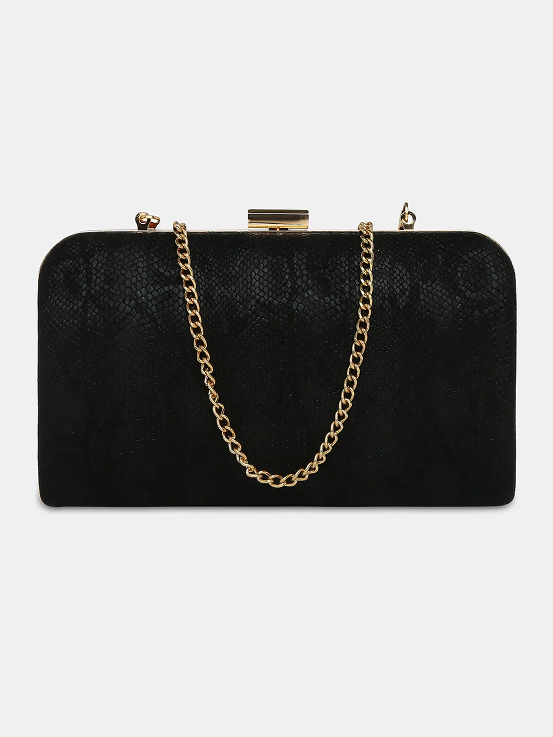 Caprese Party Teirra Medium Black Clutch - Image 10