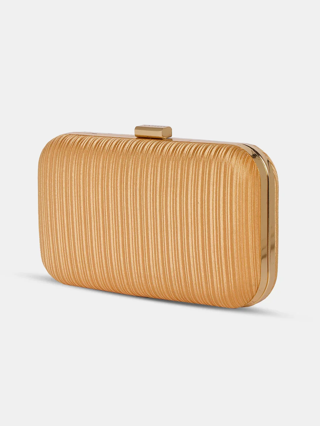 Caprese Party Trescha Medium Gold Clutch - Image 4