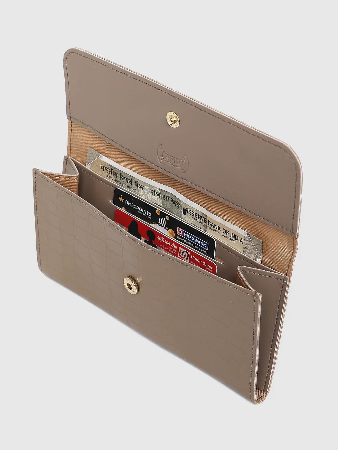 Caprese Paula Medium Taupe Wallet - Image 11