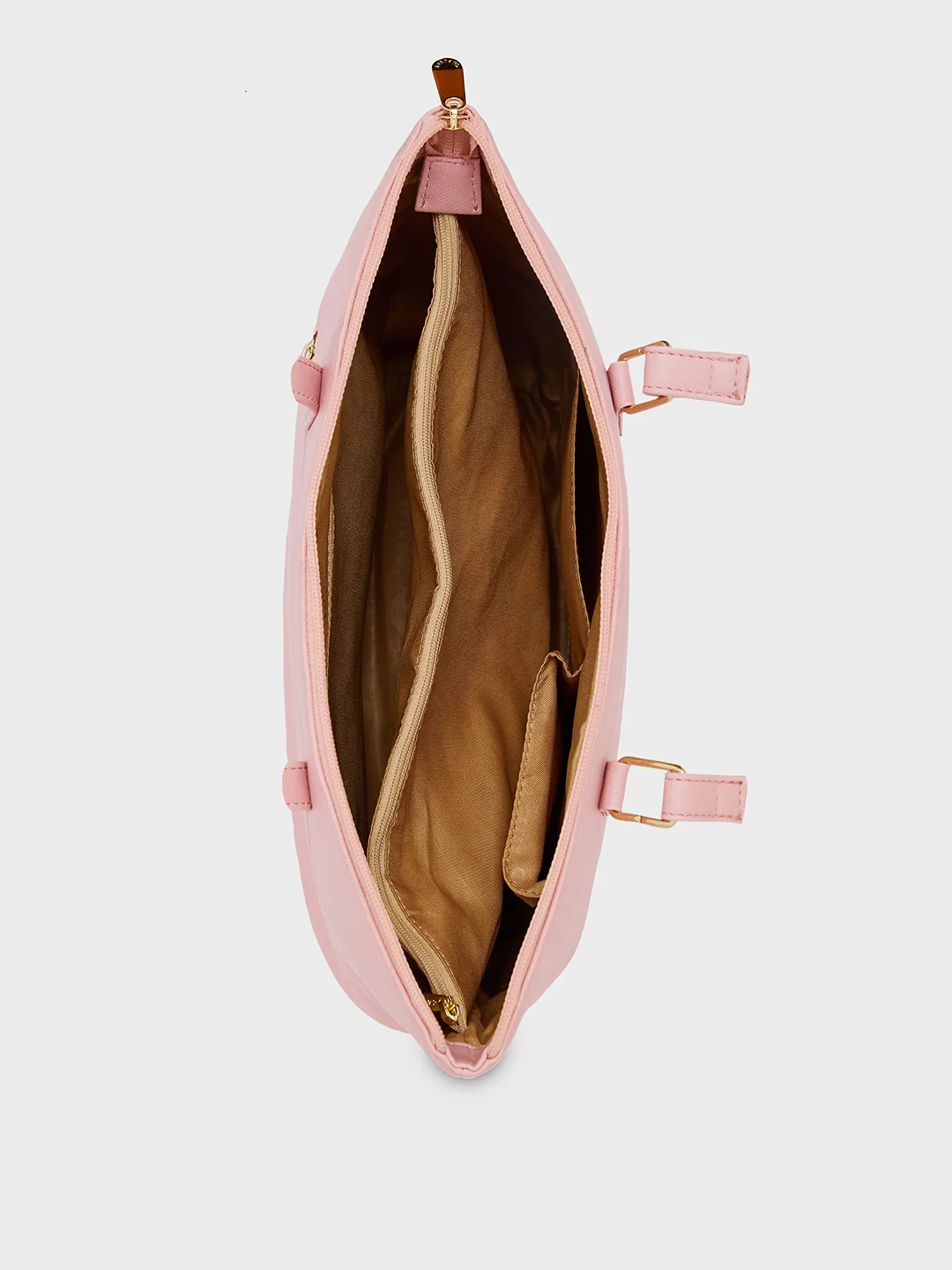 Caprese Pavel Medium Dull Pink Tote Bag - Image 11