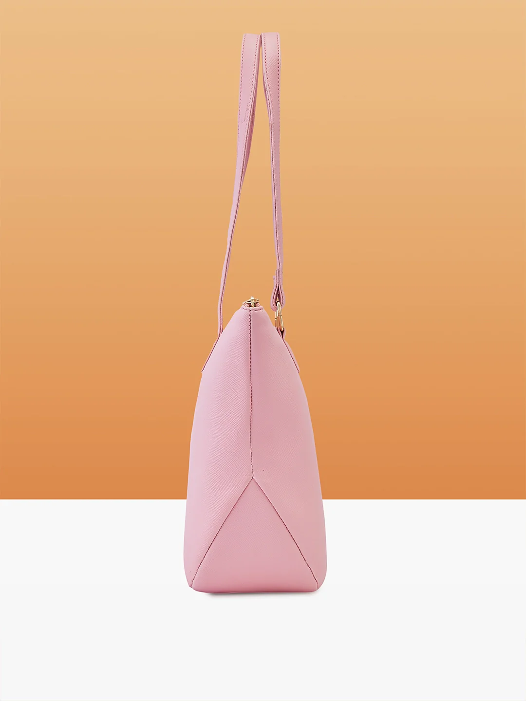 Caprese Pavel Medium Dull Pink Tote Bag - Image 12