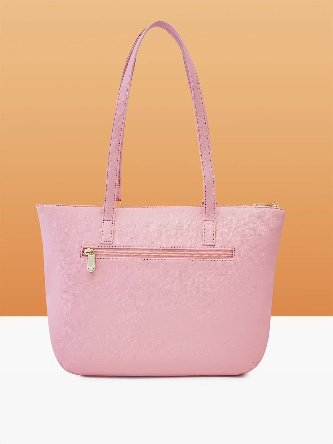 Caprese Pavel Medium Dull Pink Tote Bag - Image 5