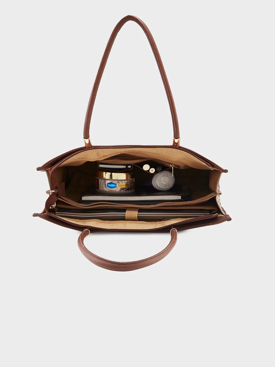Caprese Peace Large Cream Tote Bag - Image 8
