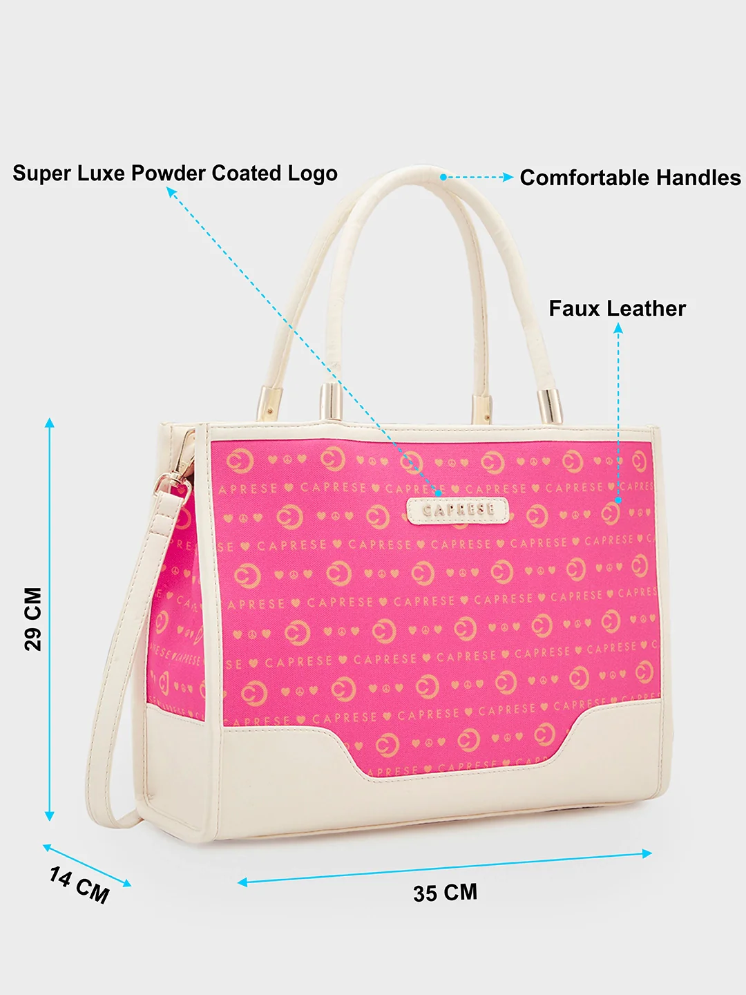 Caprese Peace Medium Yarrow Tote Bag - Image 7