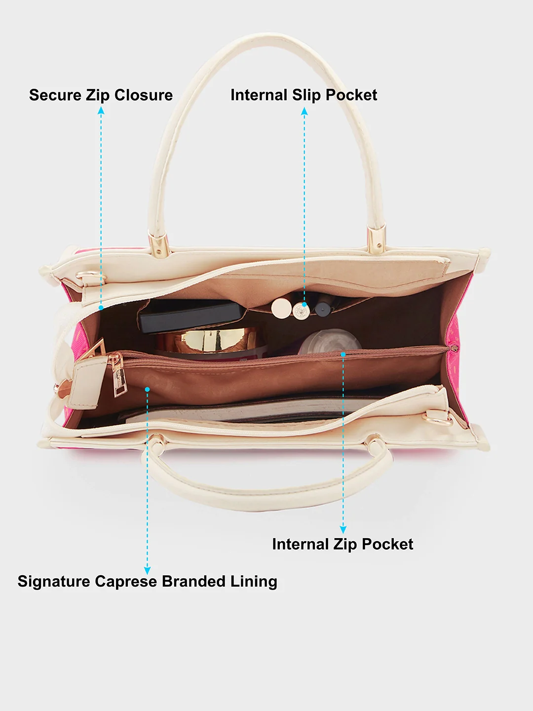 Caprese Peace Medium Yarrow Tote Bag - Image 8