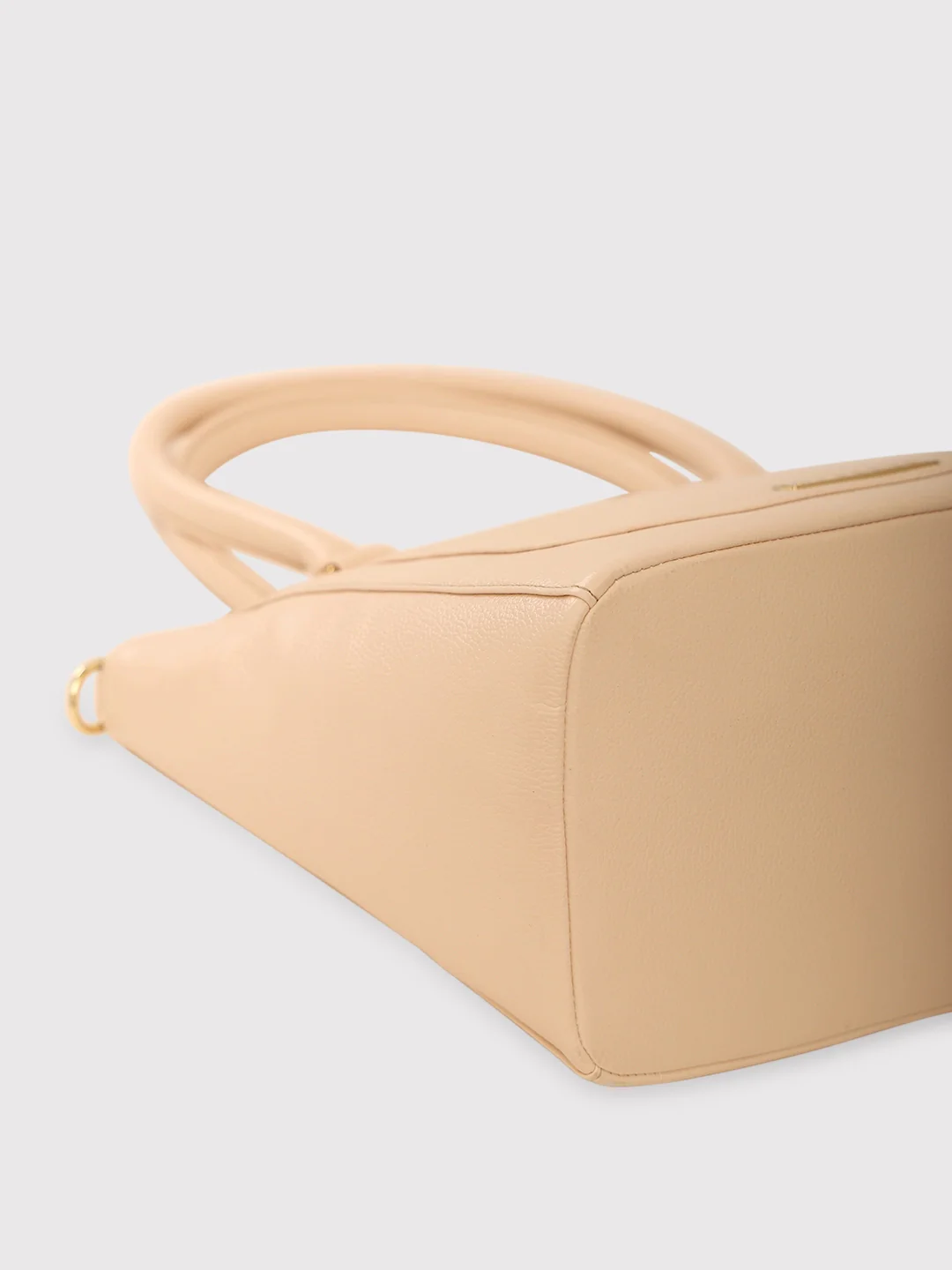 Caprese Peach Medium Beige Tote Bag - Image 9