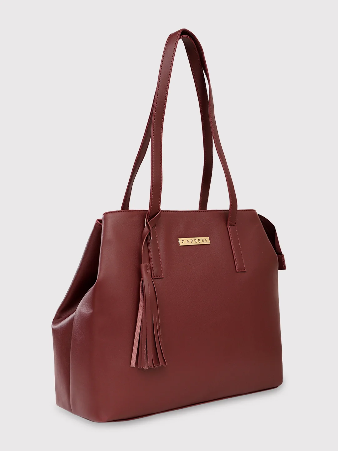 Caprese Pearl Medium Grape Tote Bag - Image 4