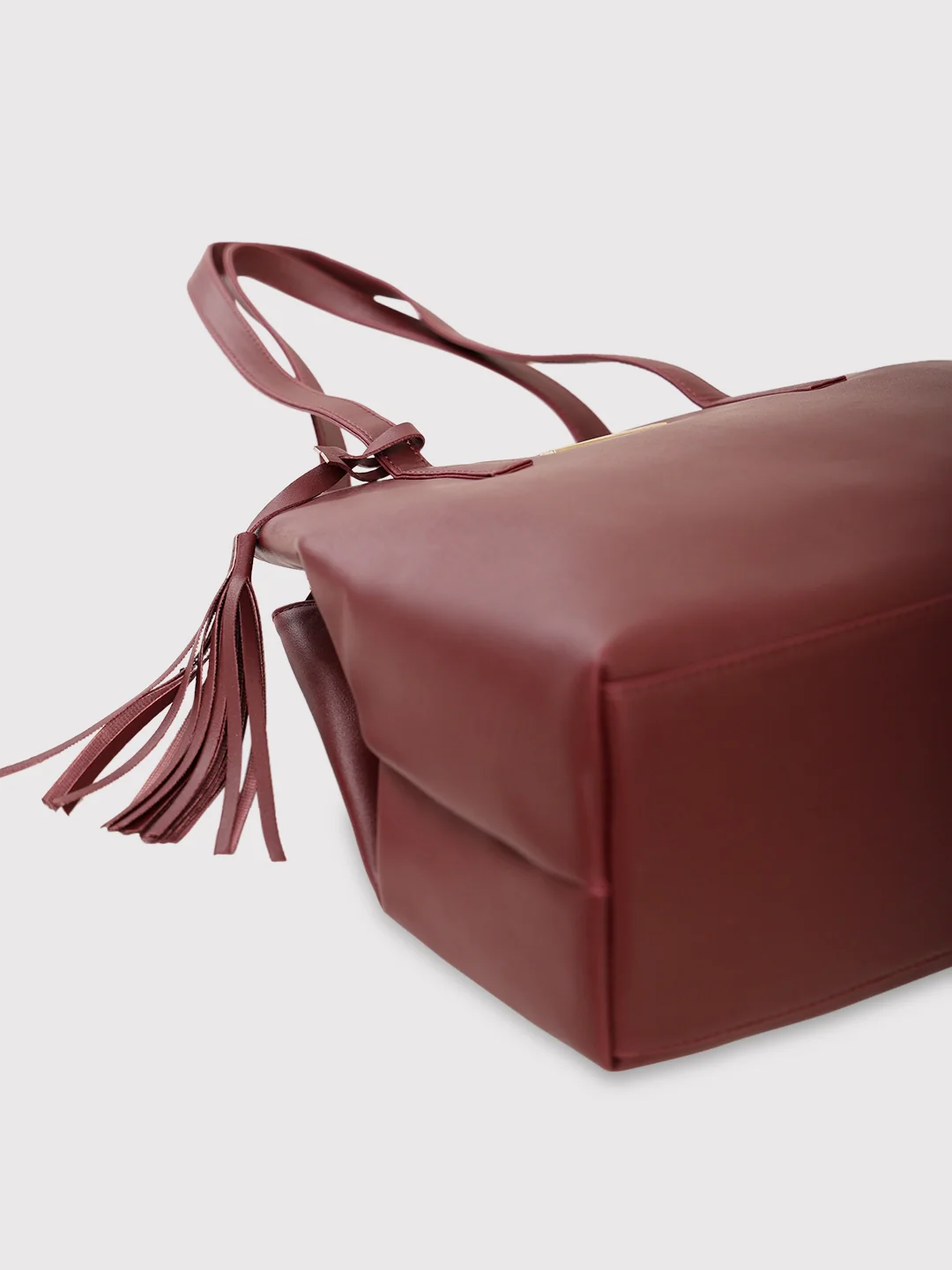 Caprese Pearl Medium Grape Tote Bag - Image 7