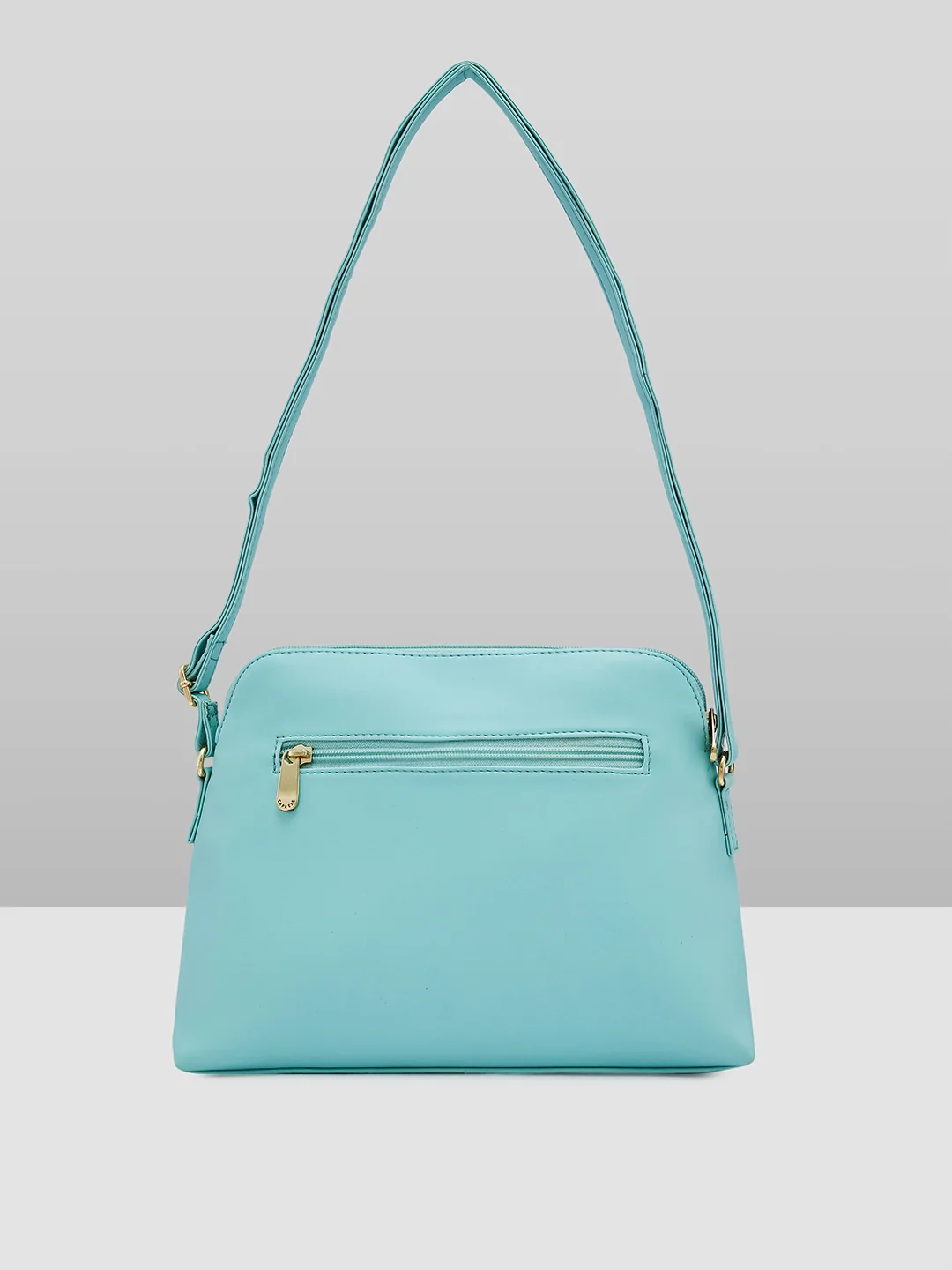 Caprese Pema Medium Aqua Sling Bag - Image 4