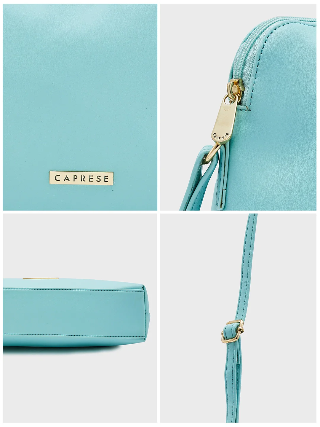 Caprese Pema Medium Aqua Sling Bag - Image 6
