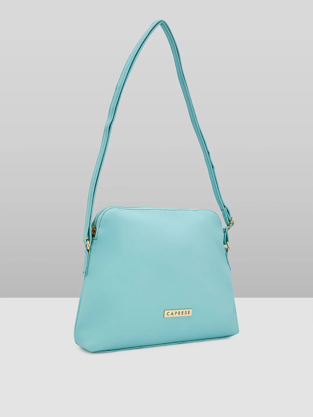 Caprese Pema Medium Aqua Sling Bag - Image 8