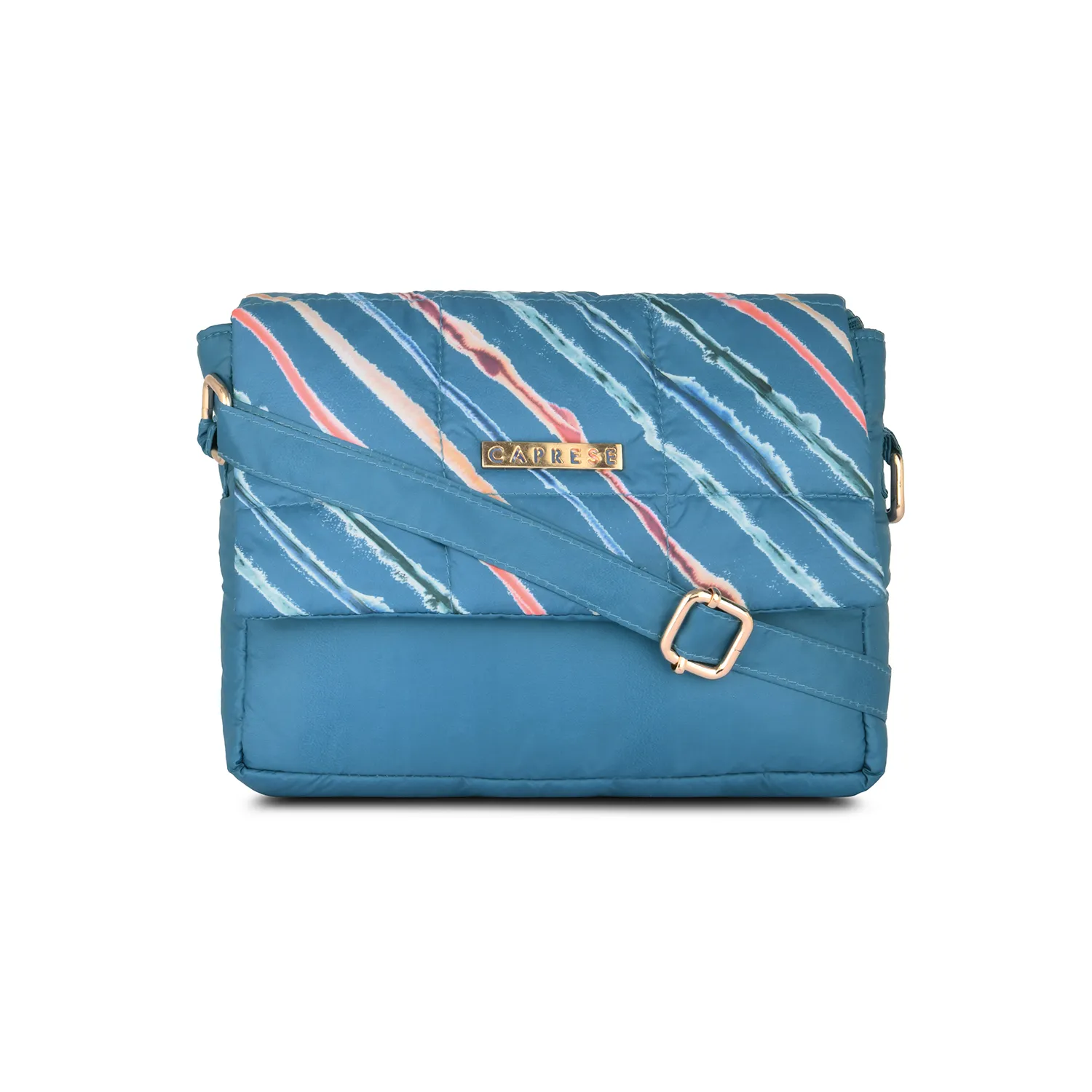 Caprese Pepper Medium Cyan Sling Bag - Image 3