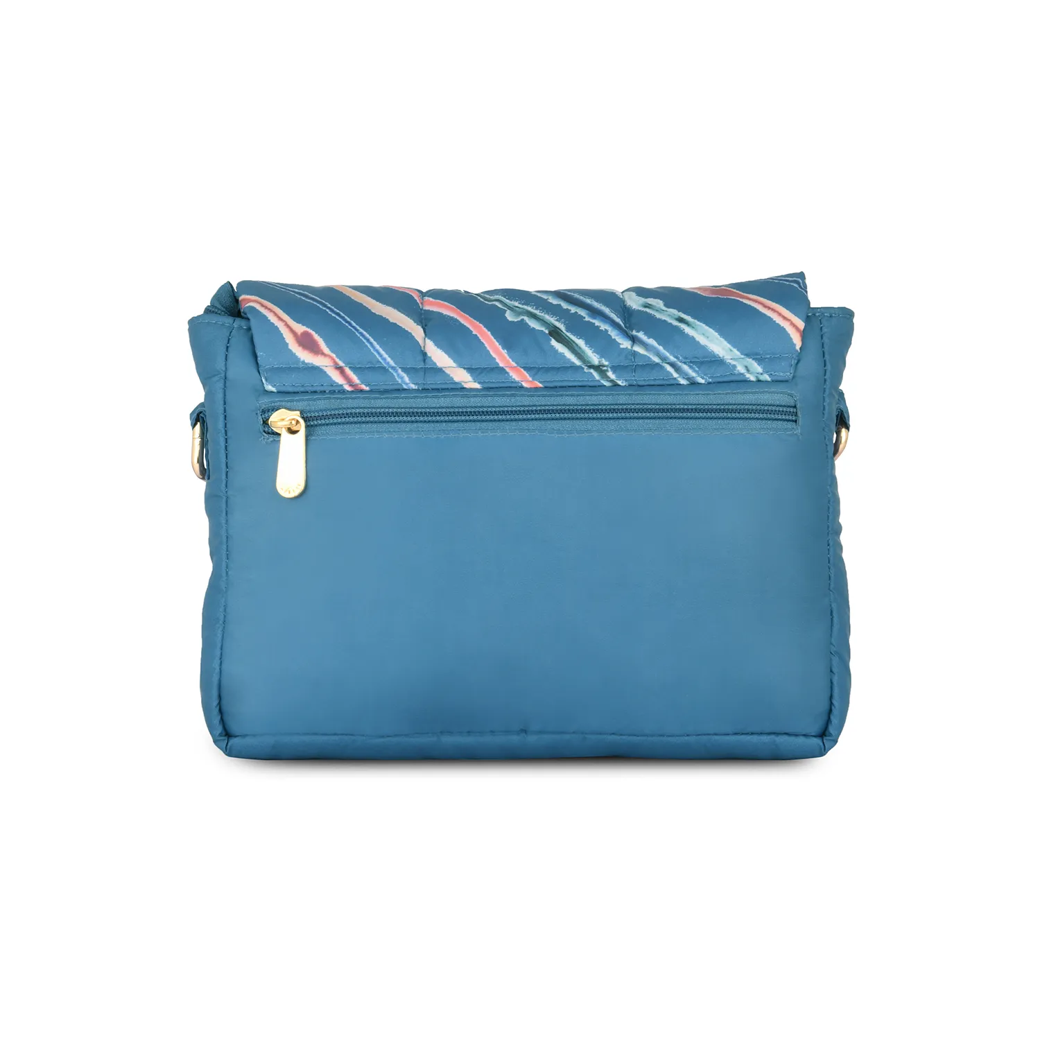 Caprese Pepper Medium Cyan Sling Bag - Image 4
