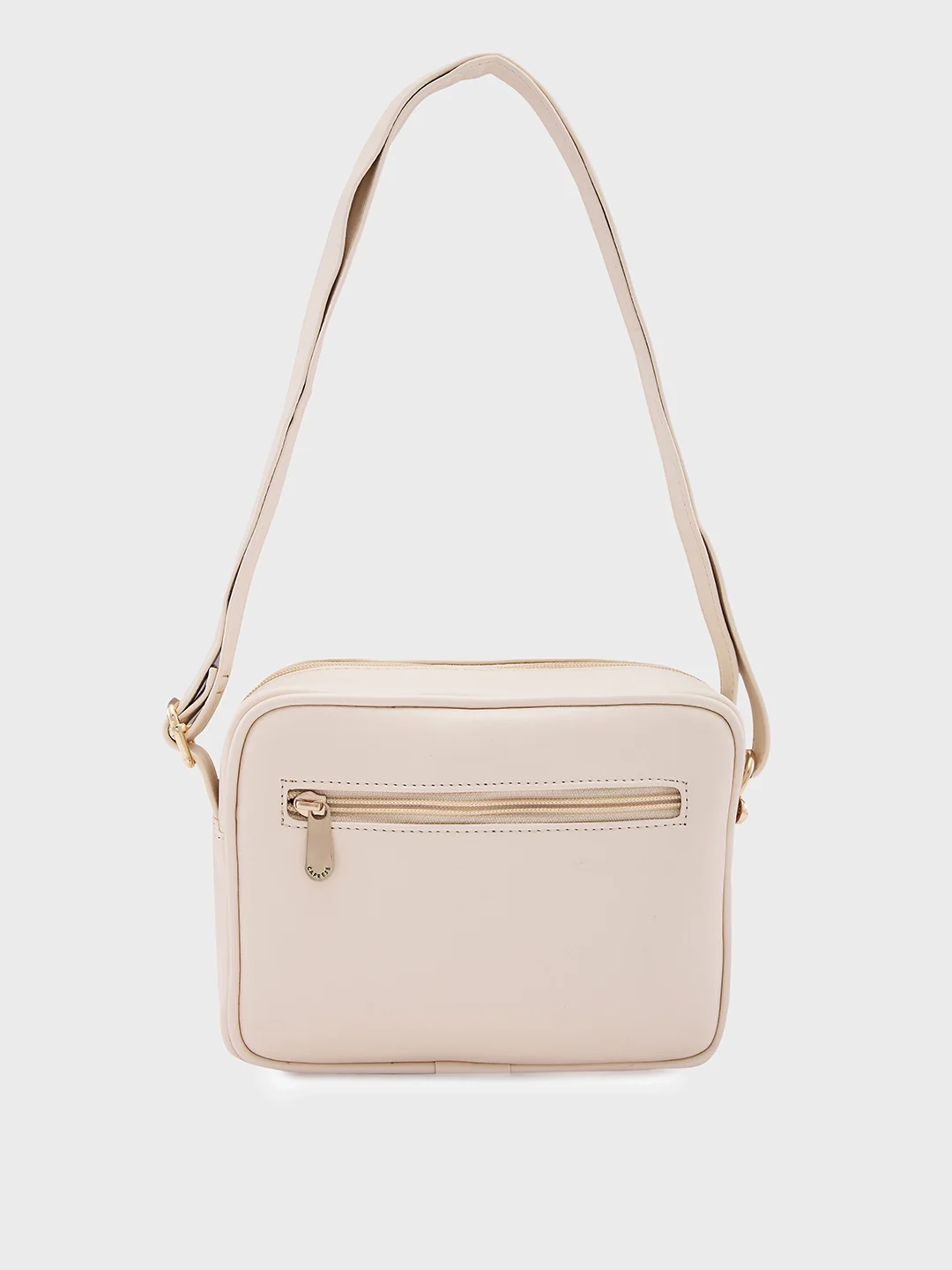 Caprese Perline Medium Beige Sling Bag - Image 3