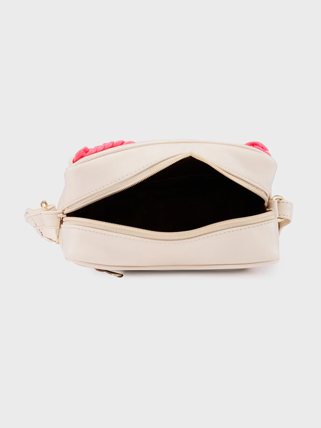 Caprese Perline Medium Beige Sling Bag - Image 9