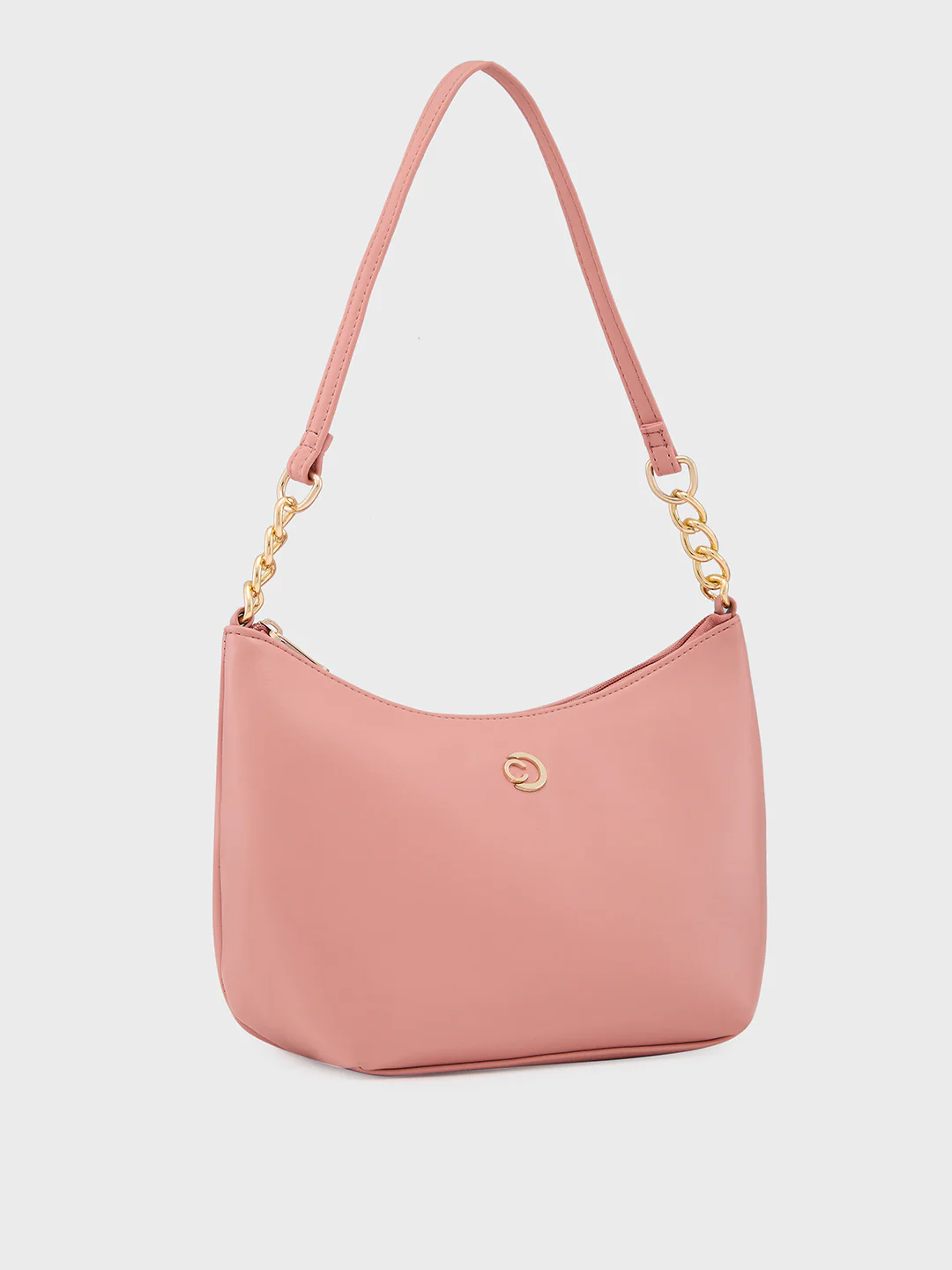 Caprese Perline Medium Blush Baguatte Bag - Image 5