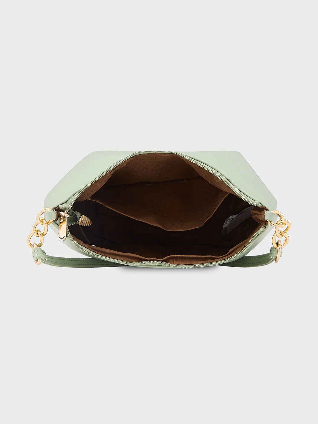 Caprese Perline Medium Mint Baguatte Bag - Image 10