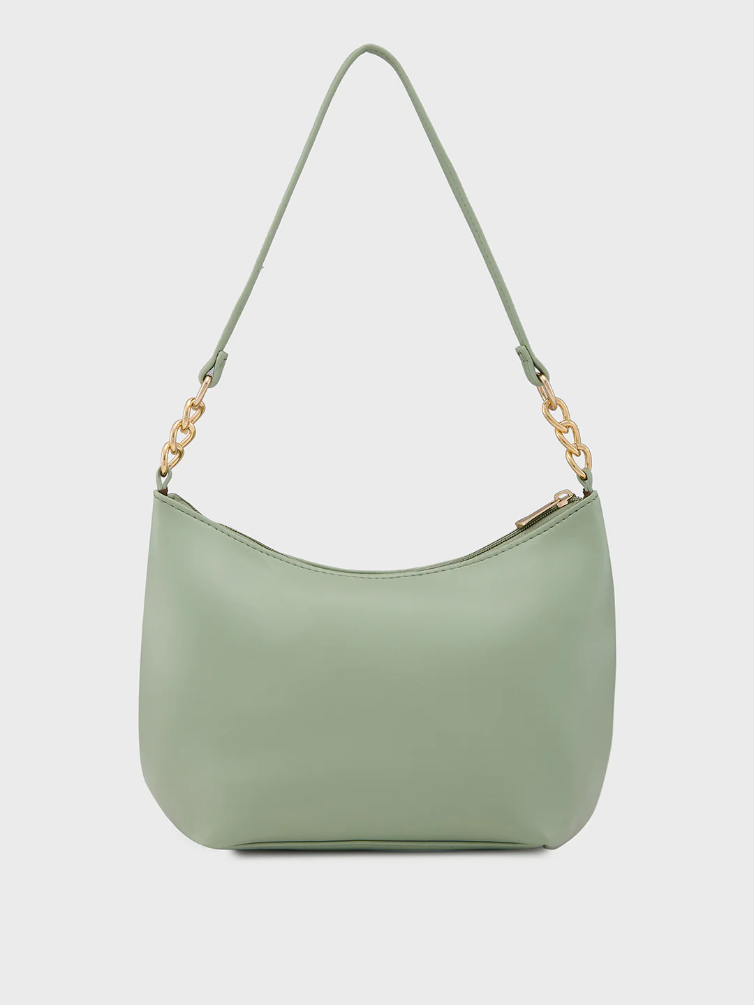 Caprese Perline Medium Mint Baguatte Bag - Image 4
