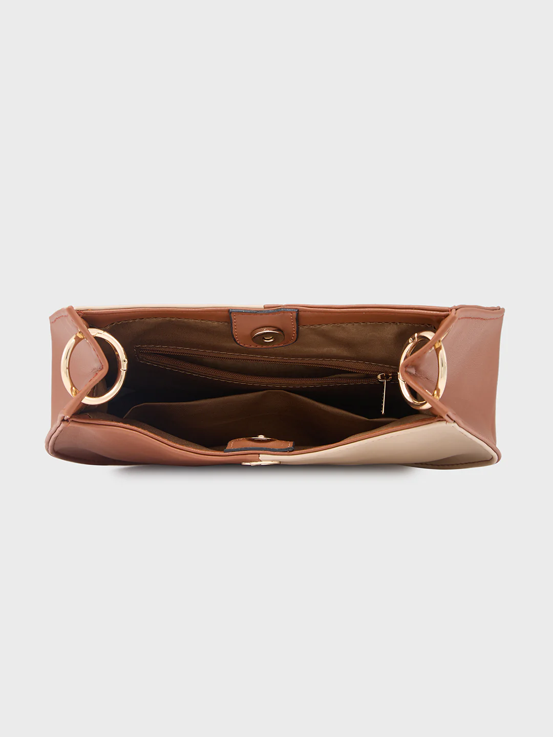 Caprese Perline Small Tan Hobo Bag - Image 10