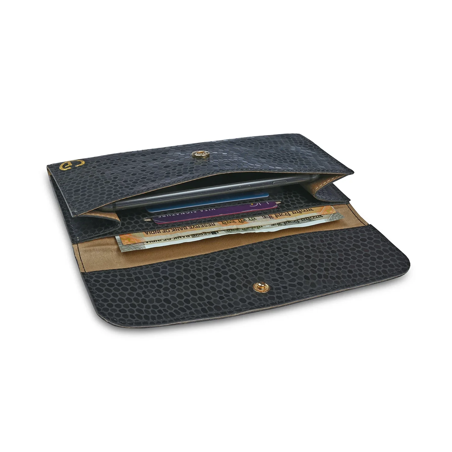 Caprese Pernille Medium Black Wallet - Image 6