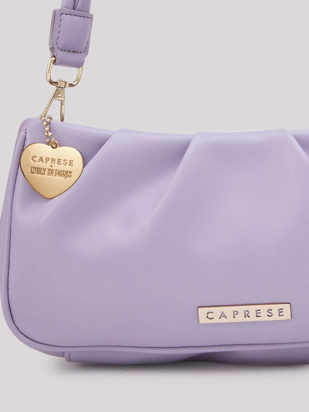 Caprese Pierre Medium Lilac Sling Bag - Image 10