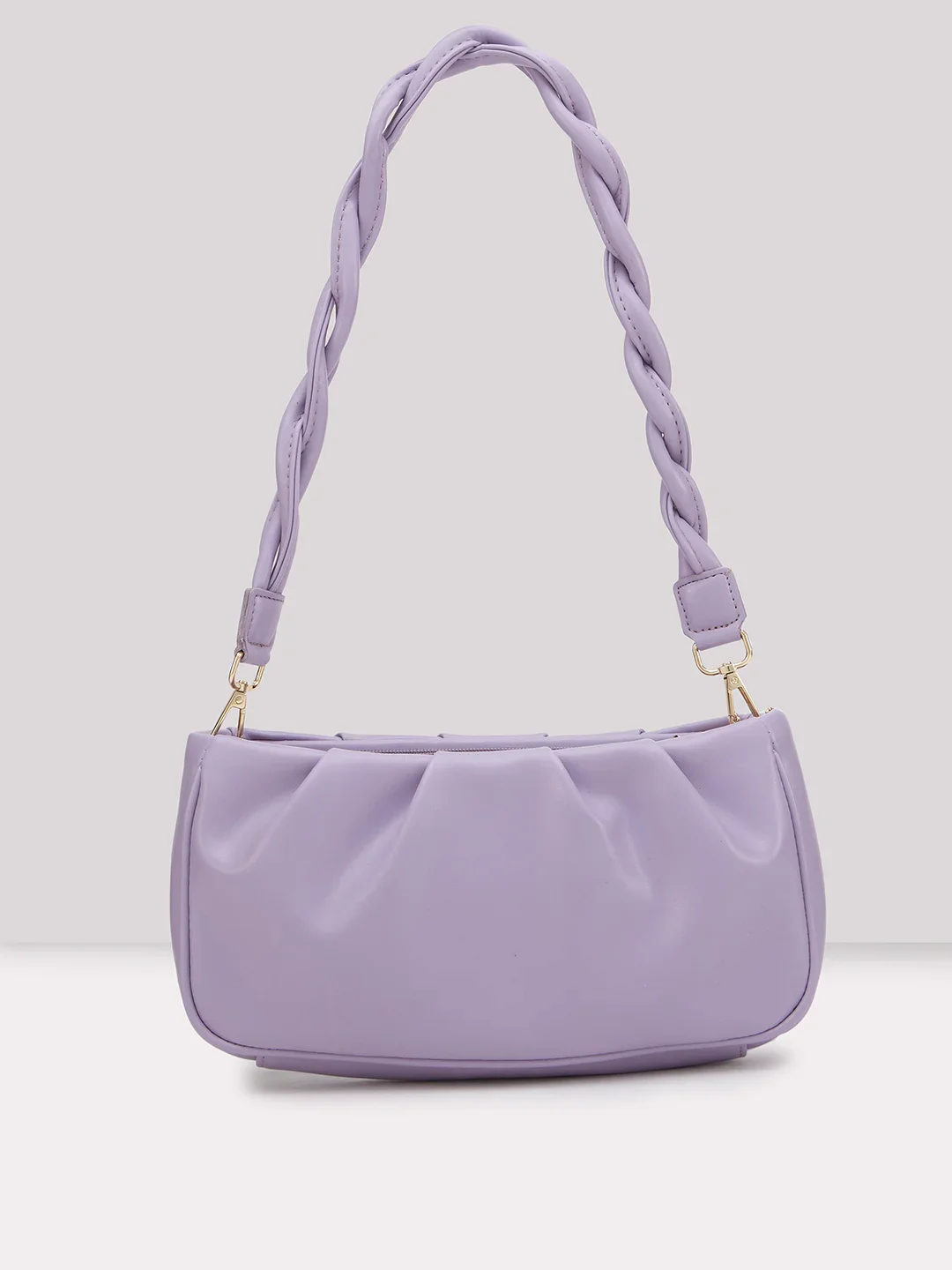 Caprese Pierre Medium Lilac Sling Bag - Image 3
