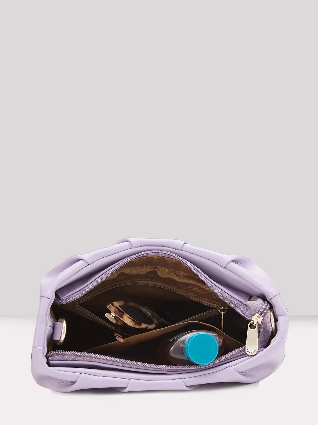 Caprese Pierre Medium Lilac Sling Bag - Image 7
