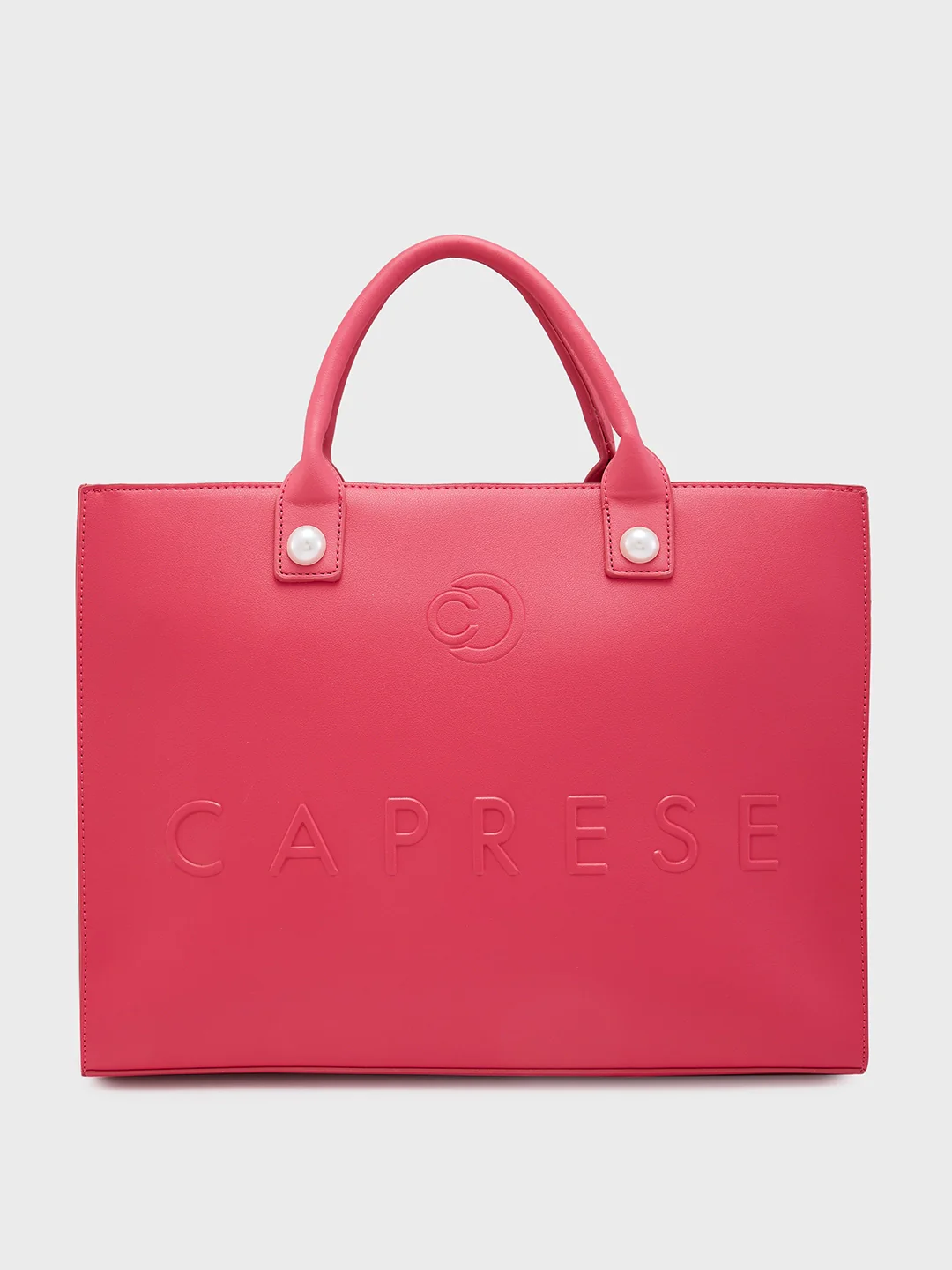 Caprese Pink Cloud Large Pink Tote Bag