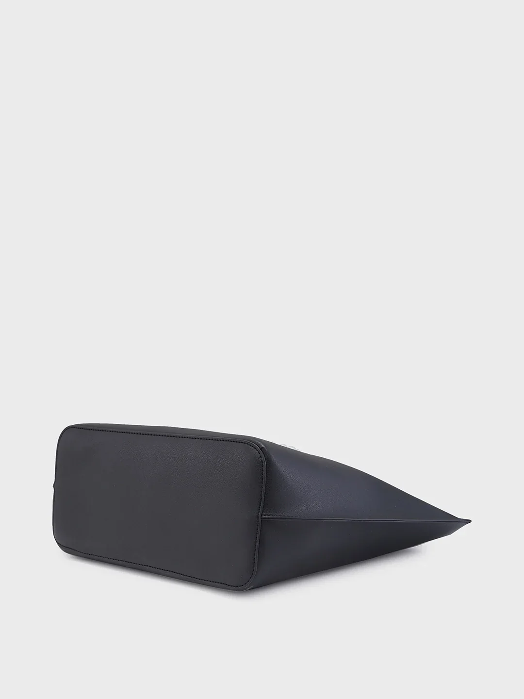 Caprese Pink Cloud Medium Black Tote Bag - Image 12