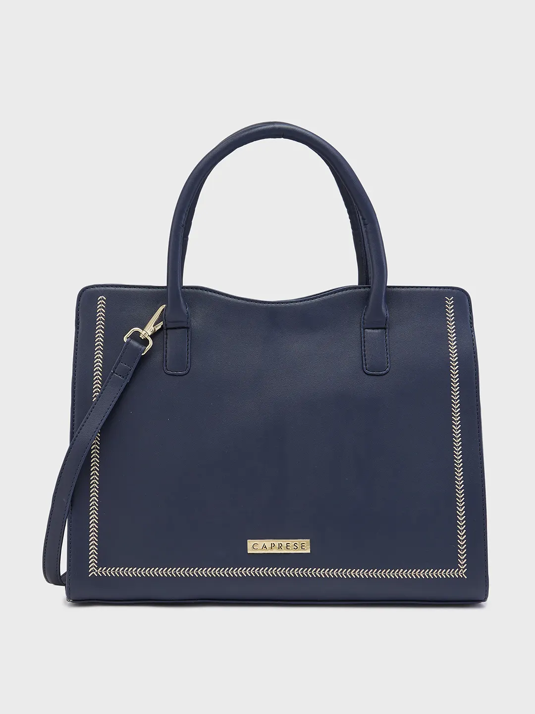 Caprese Poppy Large Navy Tote Bag - Image 5