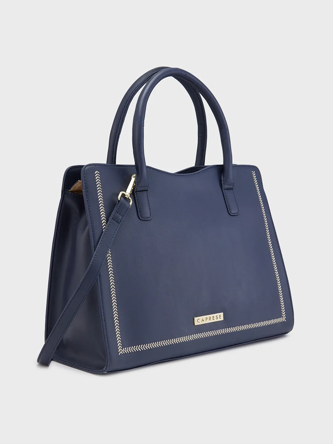 Caprese Poppy Large Navy Tote Bag - Image 7